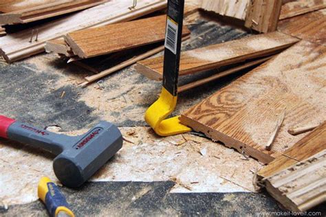 cost to demo nailed wood flooring